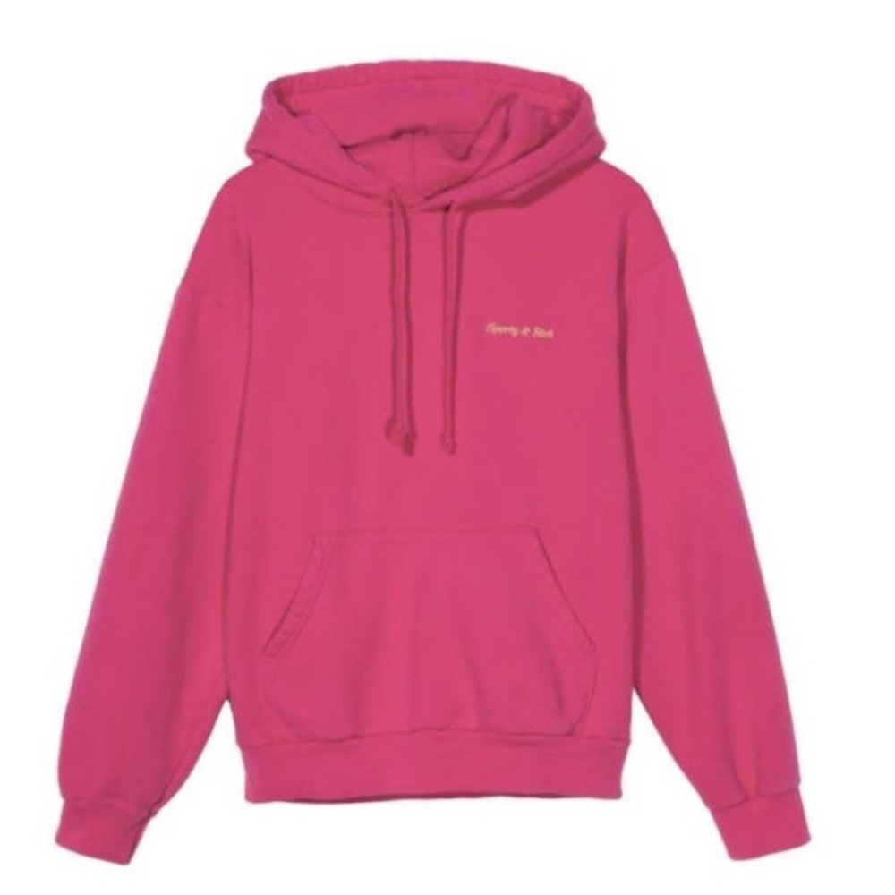 Sporty & Rich Vibrant Pink Hoodie